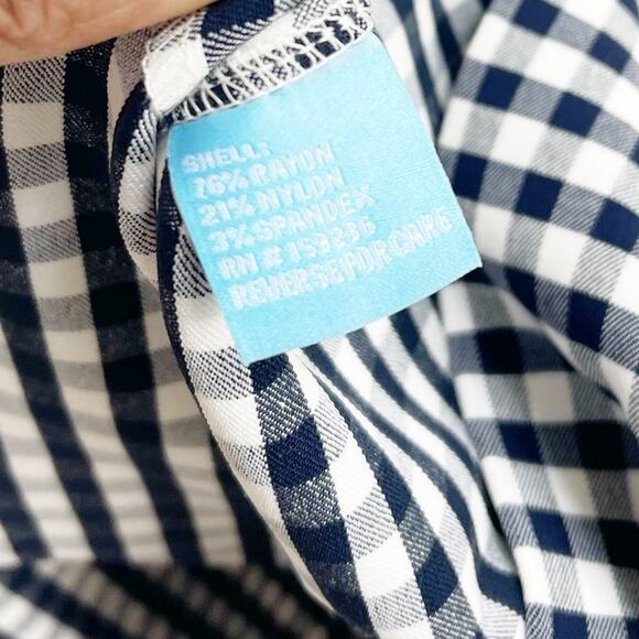 J. McLaughlin Joselyn Gingham Shift Dress 10 - Picture 6 of 7